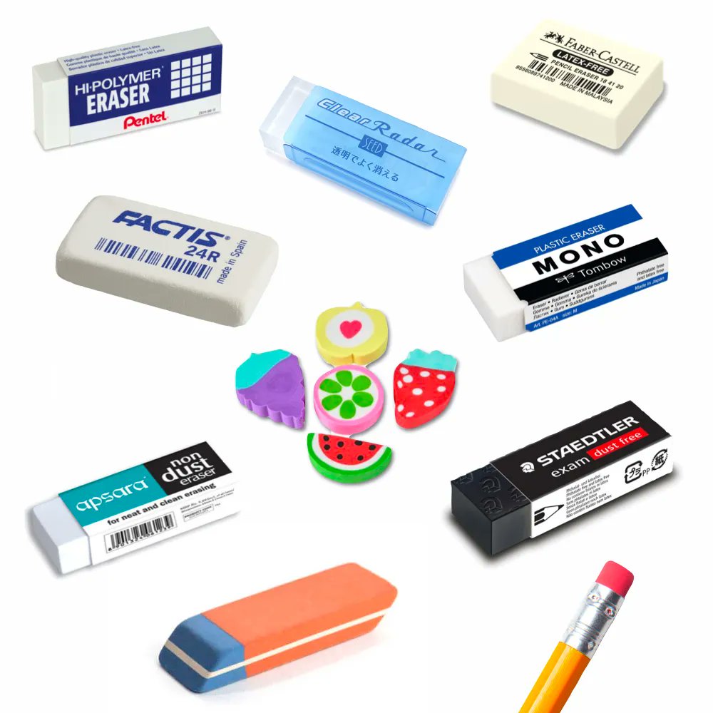 Which eraser did you use when you were a child?