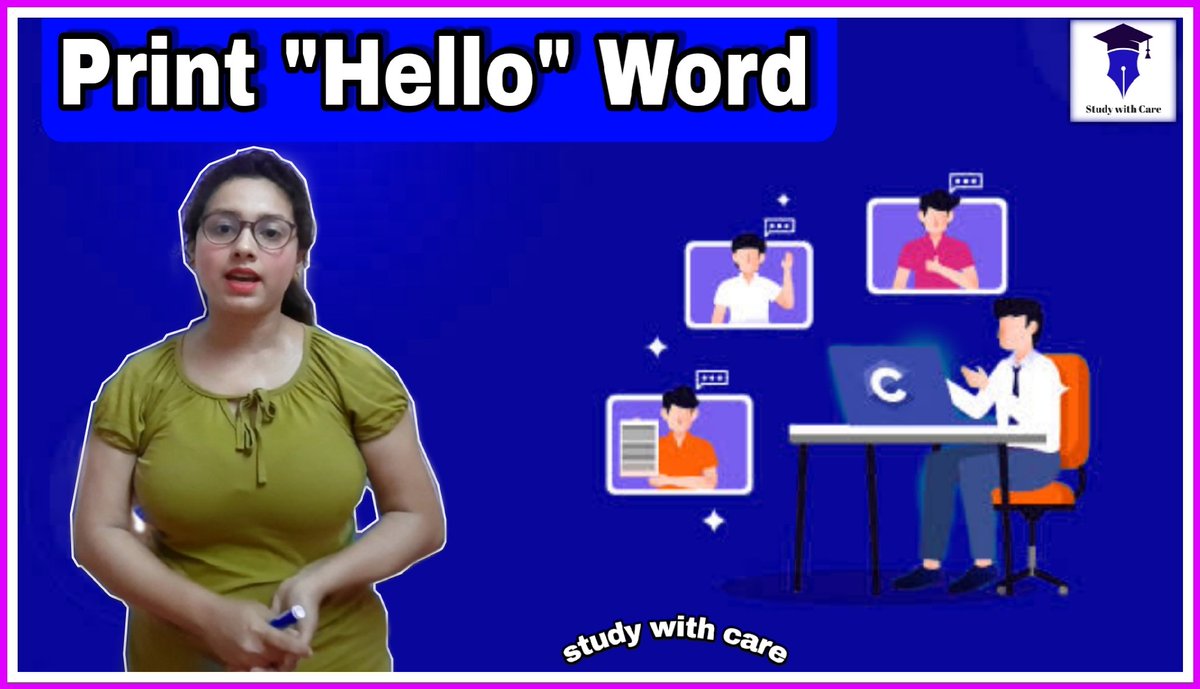 Lipika_sur_'s tweet photo. First "C" Program in hindi..
Full video on YouTube..
Checkout☑️ https://t.co/R7p9wPvyui
#studywithcare https://t.co/peA5FRSyNn
