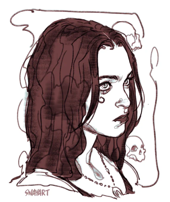 Death sketch for @Wow_no_inv 