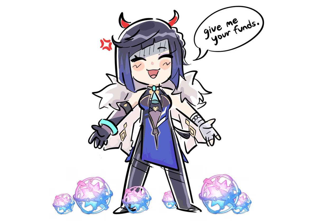 archasturr's tweet photo. *aggressively swindles your primogems* #yelan #夜蘭 https://t.co/EbapVcpiYb