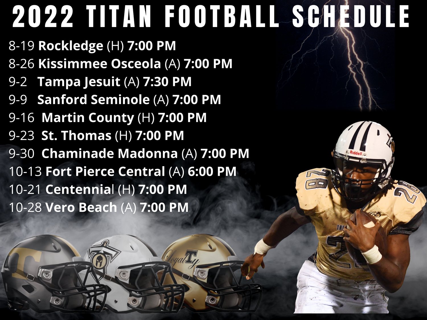 ⚡️Titan Born Titan Bred⚡️ on Twitter "2022 Treasure Coast High School