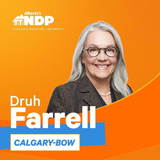 CalgaryBowNDP's tweet photo. Join @DruhFarrell, @RachelNotley and the #DruhCrew for some door-knocking tomorrow in #CalgaryBow! 

RSVP HERE👉  https://t.co/NE7GGGAojG

#yyc #calgary #ableg #abpoli https://t.co/lKoZuaOd0L