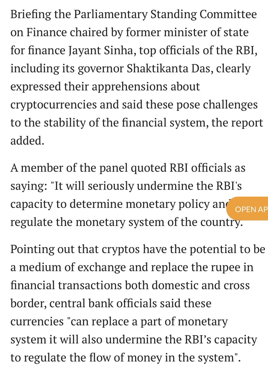 mpriteshpandey's tweet photo. आर॰बी॰आई॰ #cryptocurrency से ज़मीनी लड़ाई लड़ रहा है।अपना अस्तित्व बचना के लिए कौन नहीं लड़ेगा?एक संतुलन की ज़रूरत भी है। इसके लिए प्रगतिशील नियम बनाना ज़रूरी है क्योंकि web ३ क्रांति कोई नहीं रोक पाएगा और क्रिप्टो उसका अभिन्न अंग है। भारत नहीं लेकिन भारतीय इसके सूत्रधार होंगे https://t.co/Ds47Ocsu9m
