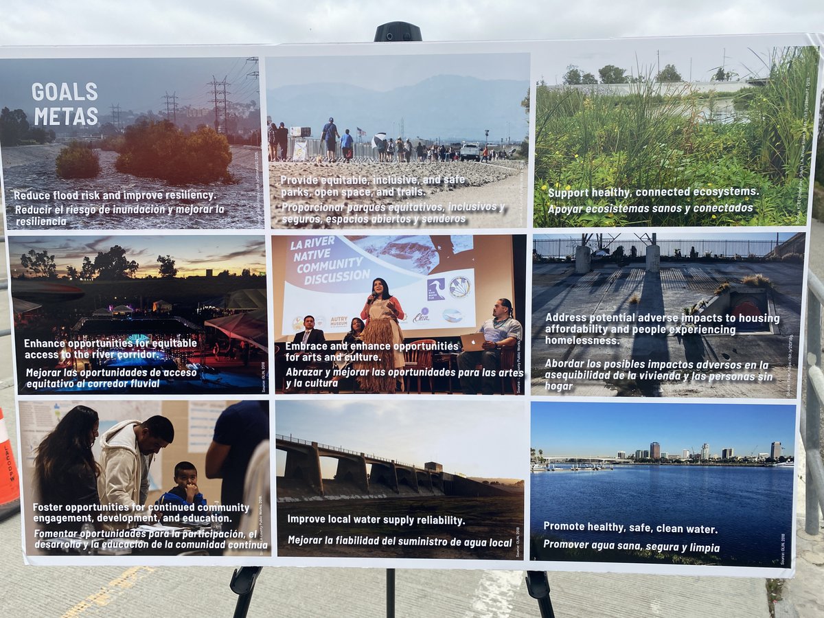 ElNuevoSol's tweet photo. El Condado presentó el Plan Maestro del Río de Los Ángeles, por Wendy Pashaca. Lee el artículo en el sitio web de El Nuevo Sol. #losangelesriver #riodelosangeles #justiciaambiental Foto de Jorge Luis Macías, Ethnic Media Services. https://t.co/6Mhz332uKU https://t.co/mybpakYw6n
