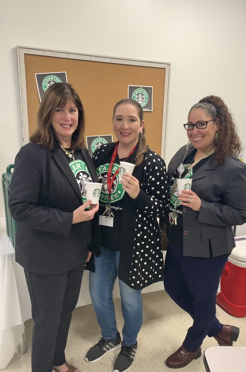 We were “STAARTest Confident” today! Thank you to the Starbucks on Weber &amp; Saratoga for the fresh coffee this morning &amp; thanks to our Parent Liaison, Krystal Balcarcel, for arranging the generous donation! ☕️💚  #ChampionPride