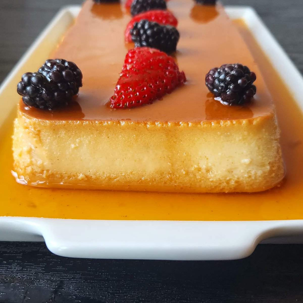 onelovecooking's tweet photo. Flan made using condensed milk, evaporated milk, eggs and vanilla extract. Time to dig in 😋

#flan #onelovecooking #dessert
#foodblog #foodblogger
#Foodie #desserts https://t.co/naX8nmjfuB