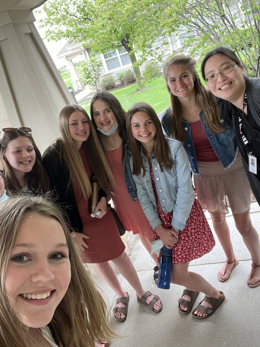 NHIChoirs's tweet photo. Stops at Towner Crest, Wilkinson Woods &amp; Lake Country Health Services sharing in songs that our 7th Gr Encore Choir loves - here’s to #choirfamily and  sharing the joy of music with our @WI_Oconomowoc Community! 

#encorians #onevoice #standtogether 

@oconschools @NHI_Wolves https://t.co/lge5ShieUk