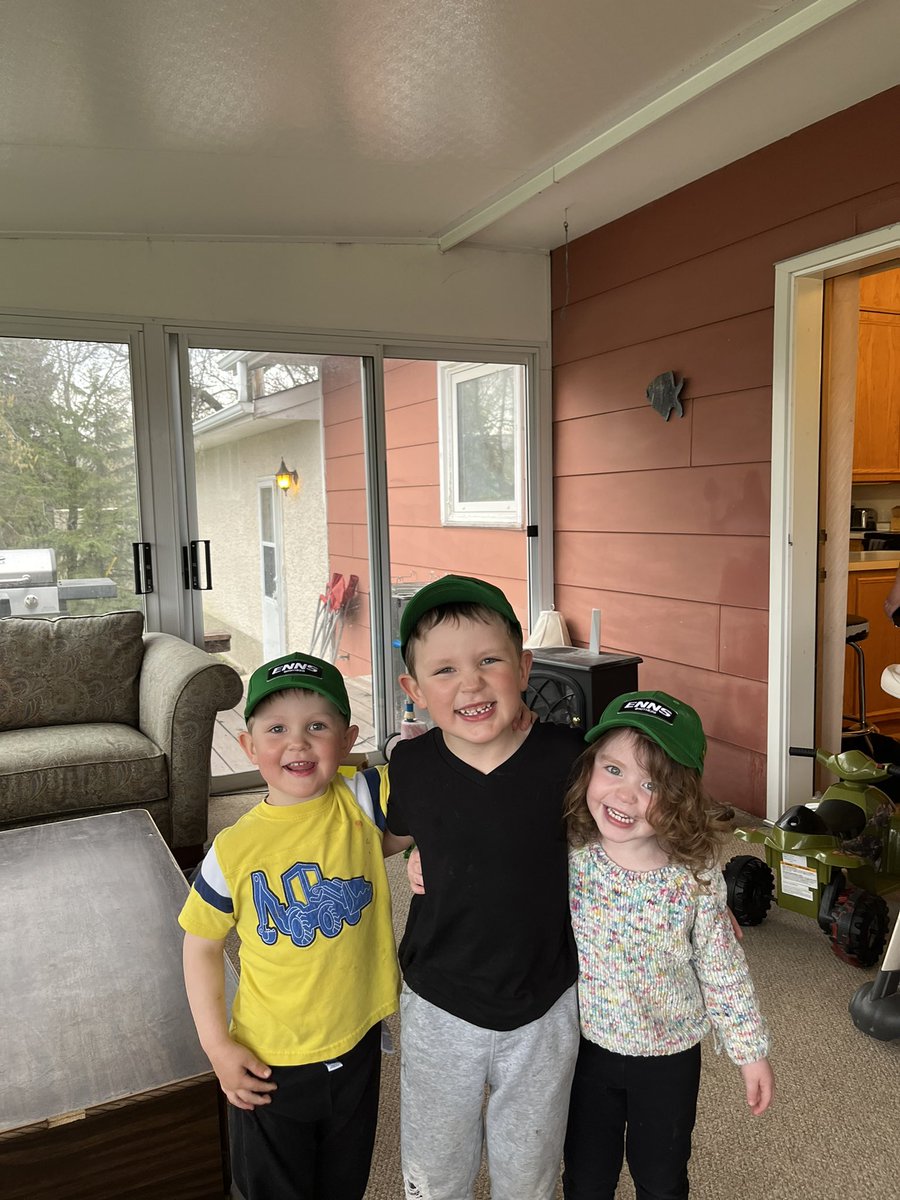 Kids are all set up with their gear for seeding time.  thanks <a href="/ennsbros/">Enns Brothers</a>
