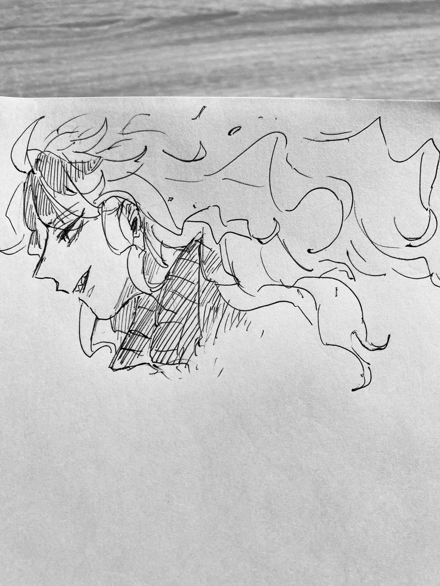 朝の一発描き
どうなる6章 