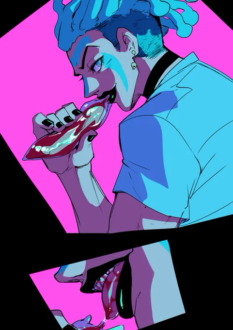 Doctor Cioccolata enjoying a snack 🍫

/ blood 