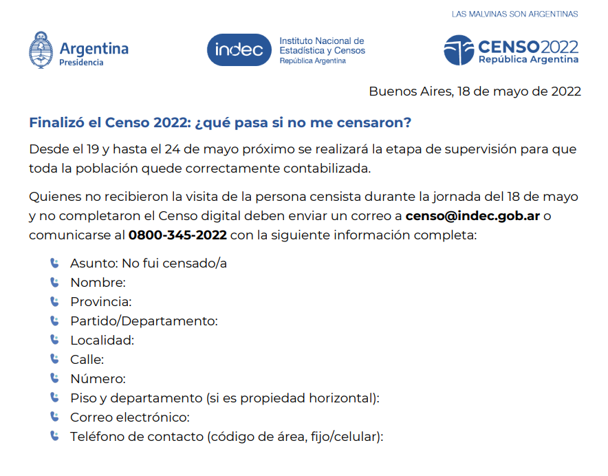 AlvarezFerrant's tweet photo. POR FAVOR DIFUNDÍ Y AYUDANOS #Censo2022 #ElCensoEnChubut https://t.co/oCHCrQML1J