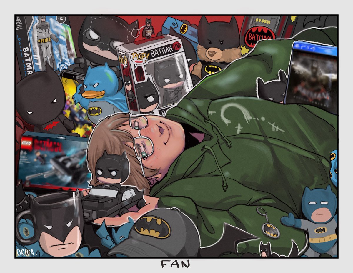 Fan! 

#riddlebat #riddler #batman