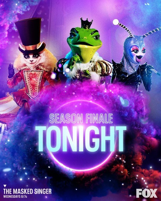 Tune in for the Finale!!! Starts in a couple mins. <a href="/MaskedSingerFOX/">The Masked Singer</a>  Excited to see who wins! Goodluck to all the finalists! 

-Love Thingamabob
