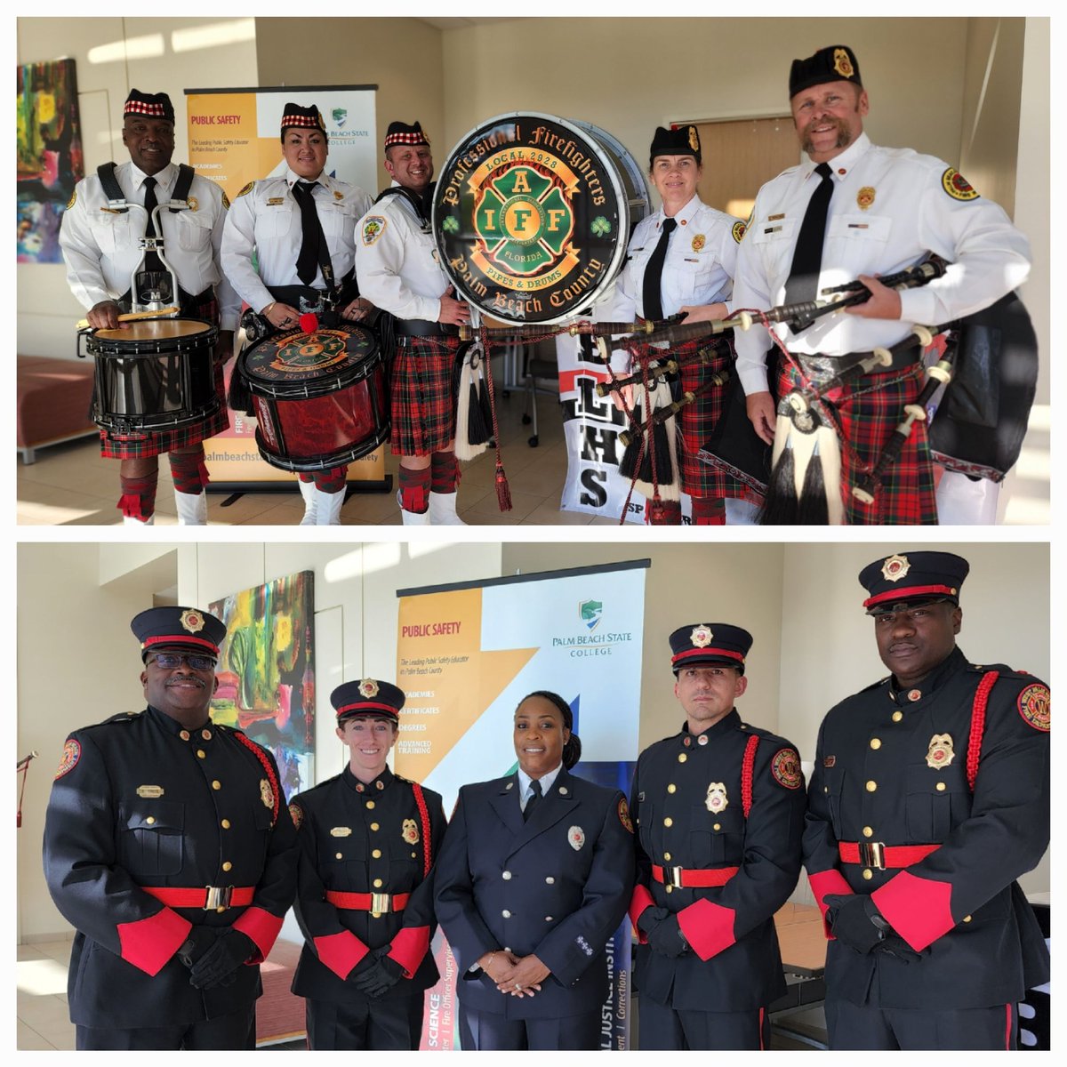 JeralineJohnson's tweet photo. Celebrating the graduates of Palm Beach Lakes HS - Fire Academy Class #1.  A vision became reality from a community of partners investing into the futures of these young students. @HandsTera @SDPBCChoiceCTE @HenmackIII @EducationFdnPBC @PBSCpresident @AndrewRuiz__ https://t.co/oBFTAayY3u