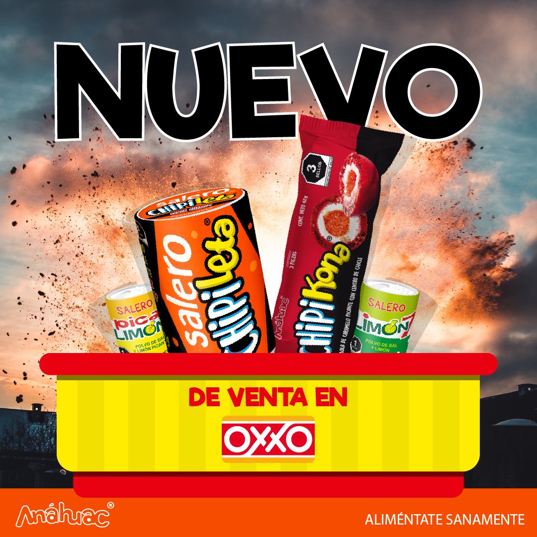 ChipiletaMX's tweet photo. ¡Ya vieron! 😱 
Si, tenemos nuevos productos en @tiendasoxxo 🤩

Corre a tu #oxxo más cercano por tu salero #chipileta y tú paquete #chipikona 🤤

También puedes adquirir tu #salerolimón7 y #picalimón 

#méxico #dulcesanáhuac #limon7 https://t.co/53KeJGEKhr