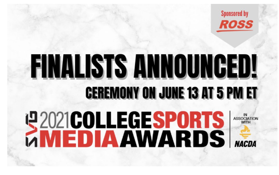 LeopardoBGMM's tweet photo. So thrilled to get our first nominations with @SVGCollege for this years CSMA’s. .@KJJonesII did amazing work for @BG_Football @BGSUMHoops. So proud!! @BGathletics got a good one! https://t.co/admQBffj1U