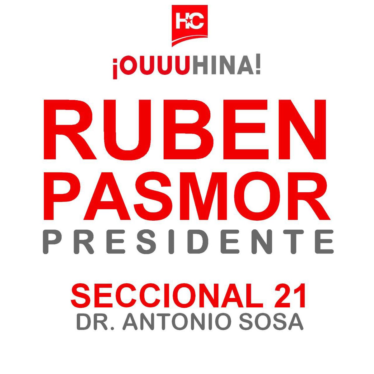 lacostasoy's tweet image. ℹ️nfo política. En la Seccional 21, se afianza la candidatura a la presidencia de Rubén Pasmor para acompañar el proyecto de @SantiPenap por HC.