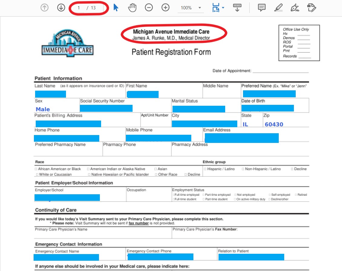 Matt_R_Fisher's tweet photo. Is #cyberattacker report accurate and does #healthcare org know data allegedly taken? At a minimum, investigation and audit should occur given claim of over 500GB of data being taken. https://t.co/o9MtB2AlcG #HIPAA https://t.co/JkmebEpLiU