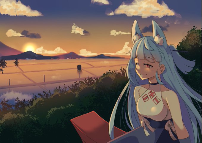 奉納祭後夜祭として一応完成しました#琴絵之絵巻 