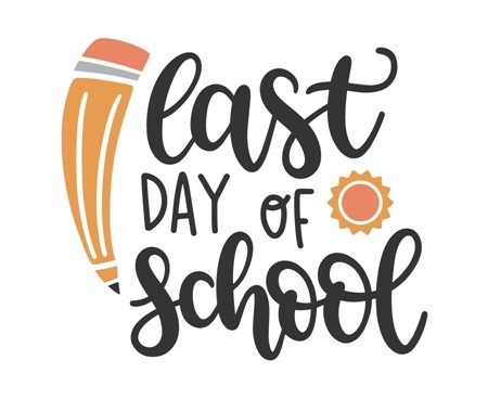 Tomorrow, Thursday, May 19th is the last day of school, with an early dismissal of 12:15 p.m.