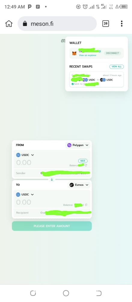 Alayo111's tweet image. Hey @EvmosOrg, I bridged conveniently through @mesonfi
and all went well.

$EVM community, get your bridge done here to receive the upcoming $MSN airdrop. Time to buy the dip!☺😍