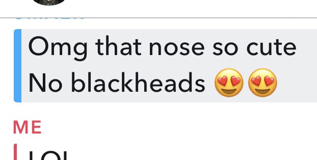 adeletherooster's tweet photo. i taught my bf what blackheads and clogged pores are and now https://t.co/5dYIPf2zMg