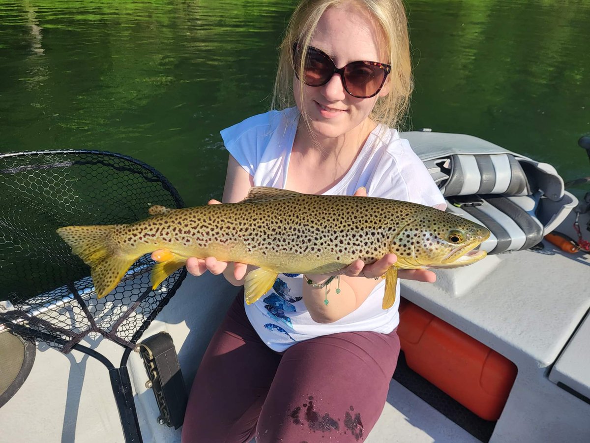 Fin_Chaser's tweet photo. She likes to float and read, or float and play games, or both. But the surface bite has been so fun she had to grab her a quick one the other evening too!
.
.
.
.
.
.
.
.
.
.
.
https://t.co/bOVU1jJI6s
.
#flyfishing #trout #browntrout https://t.co/xFwURcssCK