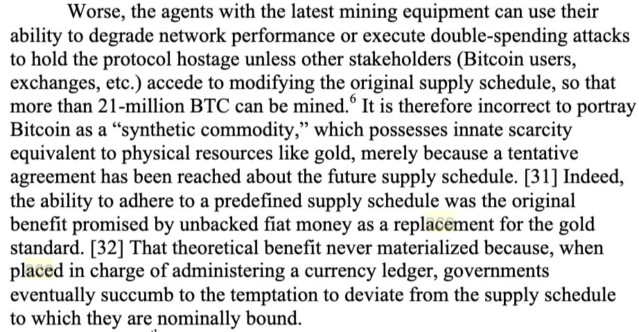 KRNCinc's tweet photo. Myth: There can only ever be 21 million Bitcoin.

Reality: The "21 million" cap is a promise that the economic agents who control the Bitcoin network will have an incentive to break. https://t.co/hOAaa8wxlM