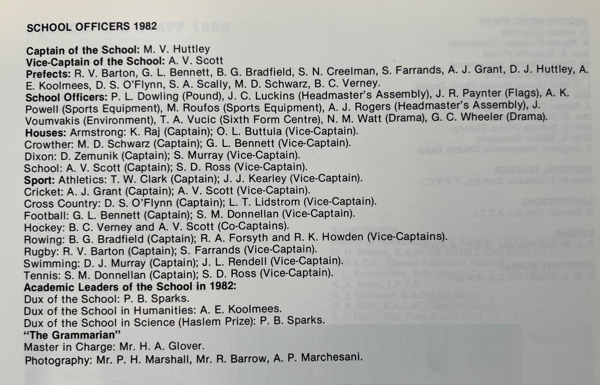 OBGS1908's tweet photo. We are looking forward to the Class of 1982 40 Year Reunion tomorrow night! It was the School's centenary year with celebrations a plenty! #tonners #obgs https://t.co/ObqRg2ZbOW
