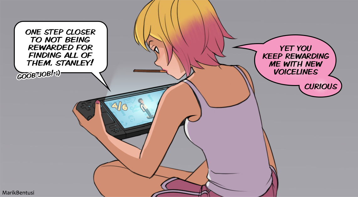 Gwenpool x Stanley Parable 