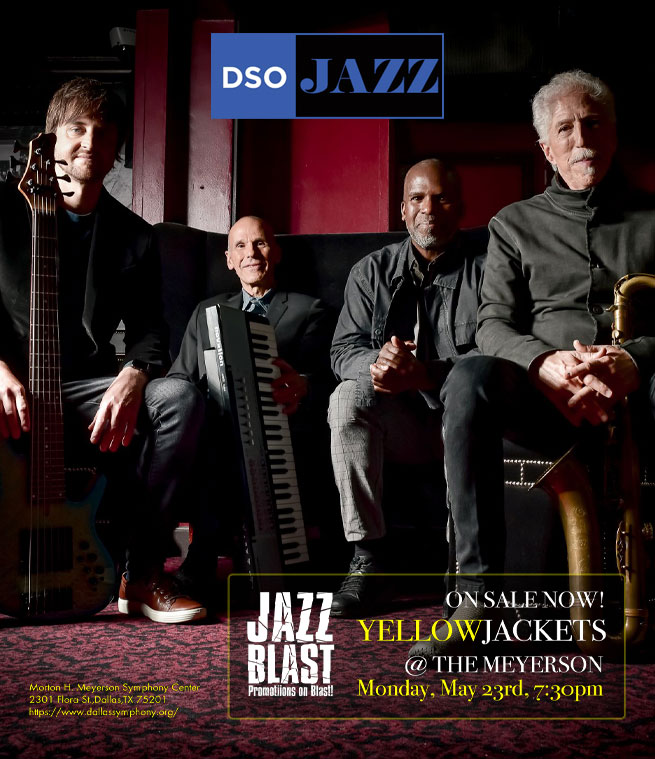 JazzUpDallas's tweet photo. Don’t miss #DSOJazz @DallasSymphony presenting the Yellowjackets this coming Monday at the Meyerson, May 23rd. Get your tickets, while they last at https://t.co/ActGfL36kY

 #dallasnights #dallasparties #dfw #dfwhairstylist #dfwfoodie #dfwnails #UptownJazzDallas #JazzUp https://t.co/a6167kSqw9