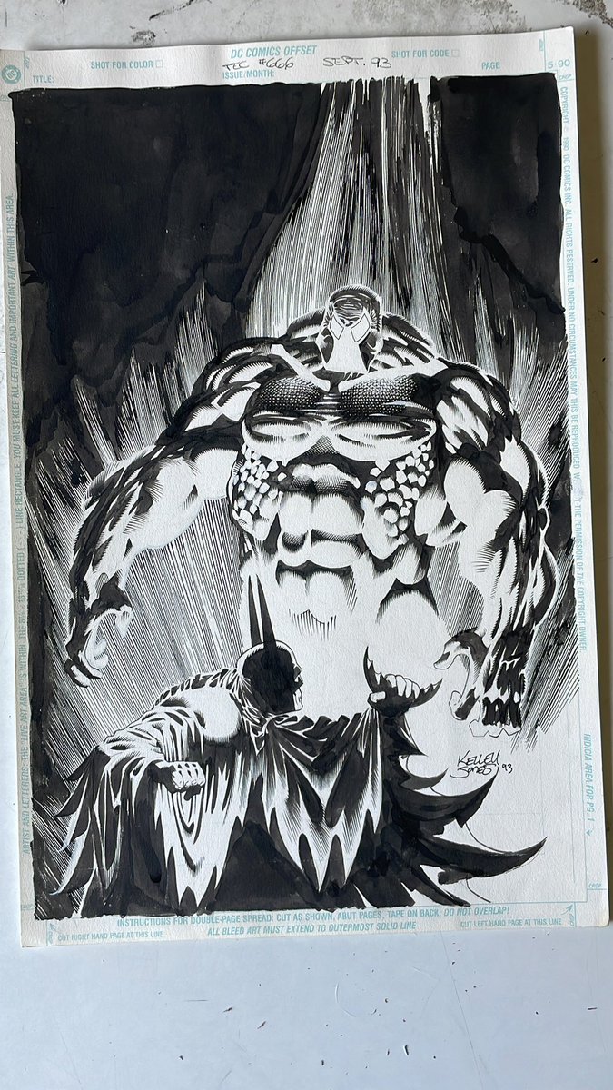 kelleyjonesart's tweet photo. Bane. Detective 666 no less. https://t.co/LkNwFOnERG