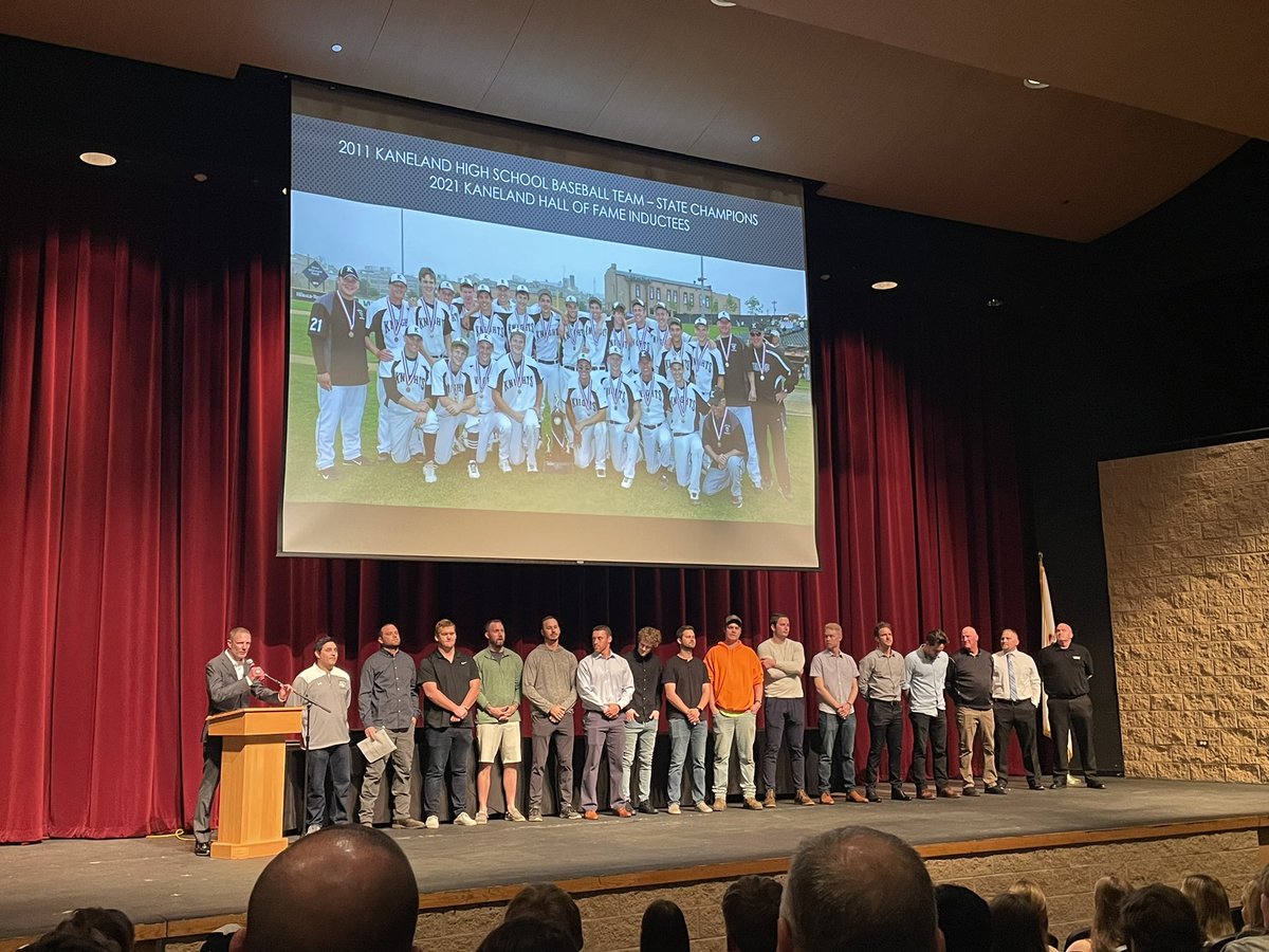 Welcome to the Kaneland Hall of Fame to the 2011 Baseball team! #kaneland302