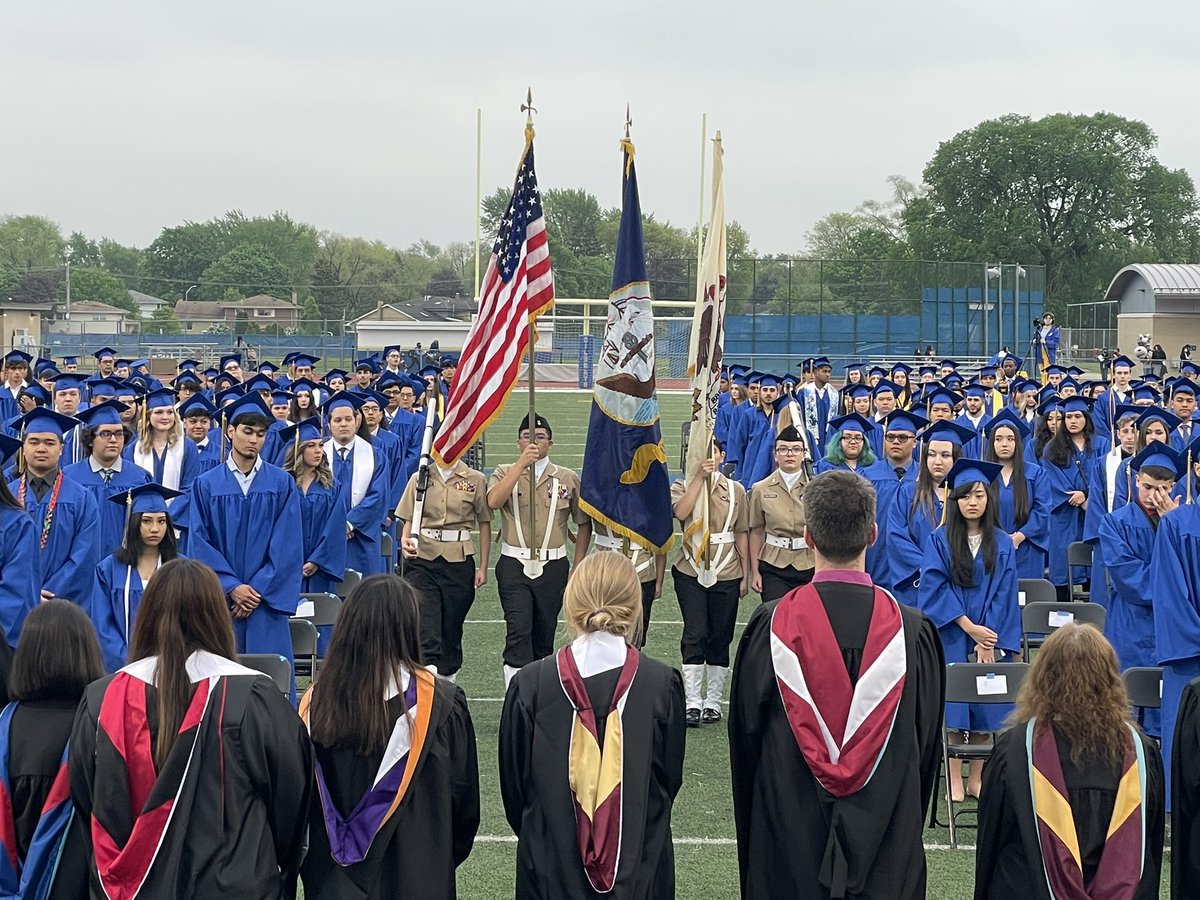 Presentation of colors by <a href="/Wheeling_Cats/">Wheeling High School</a> NJROTC is always impressive!