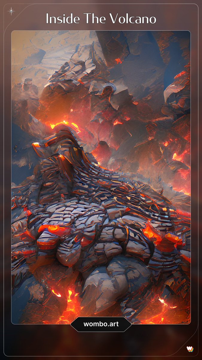 JIRogers_Author's tweet photo. "Inside The Volcano" #WomboAI #womboart, today's Muse-bait inspired a scene in my upcoming #scifi #dystopian #cyberpunk novel. #FictionalCharacter @NXK942 will doubtless share his opinion. #amwritingfiction 

Is plot armor inherently fire retardant? https://t.co/TEn8LeBQsU