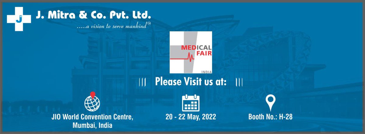 We would like to invite you at our Booth No. H-28 (#AIMED Pavilion) in #MedicalFairIndia2022 #Mumbai (20-22 May 2022)

Looking for Channel Partners / Distributors

#Jmitra #Jmitraworld #Innovation #IVD #Laboratorytest #Diagnostics #MedicalDevice #SuccessStories #Rapidtestkits