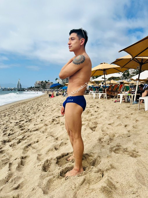 Enjoying a day in Puerto Vallarta ?. Thank you @JJ_malibu for the super cute swim trunks ?. https://t