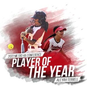 Congratulations to <a href="/AleyahTerrell/">aleyah</a> for being named the 2022 Metro 4-A Conference Player of the Year.