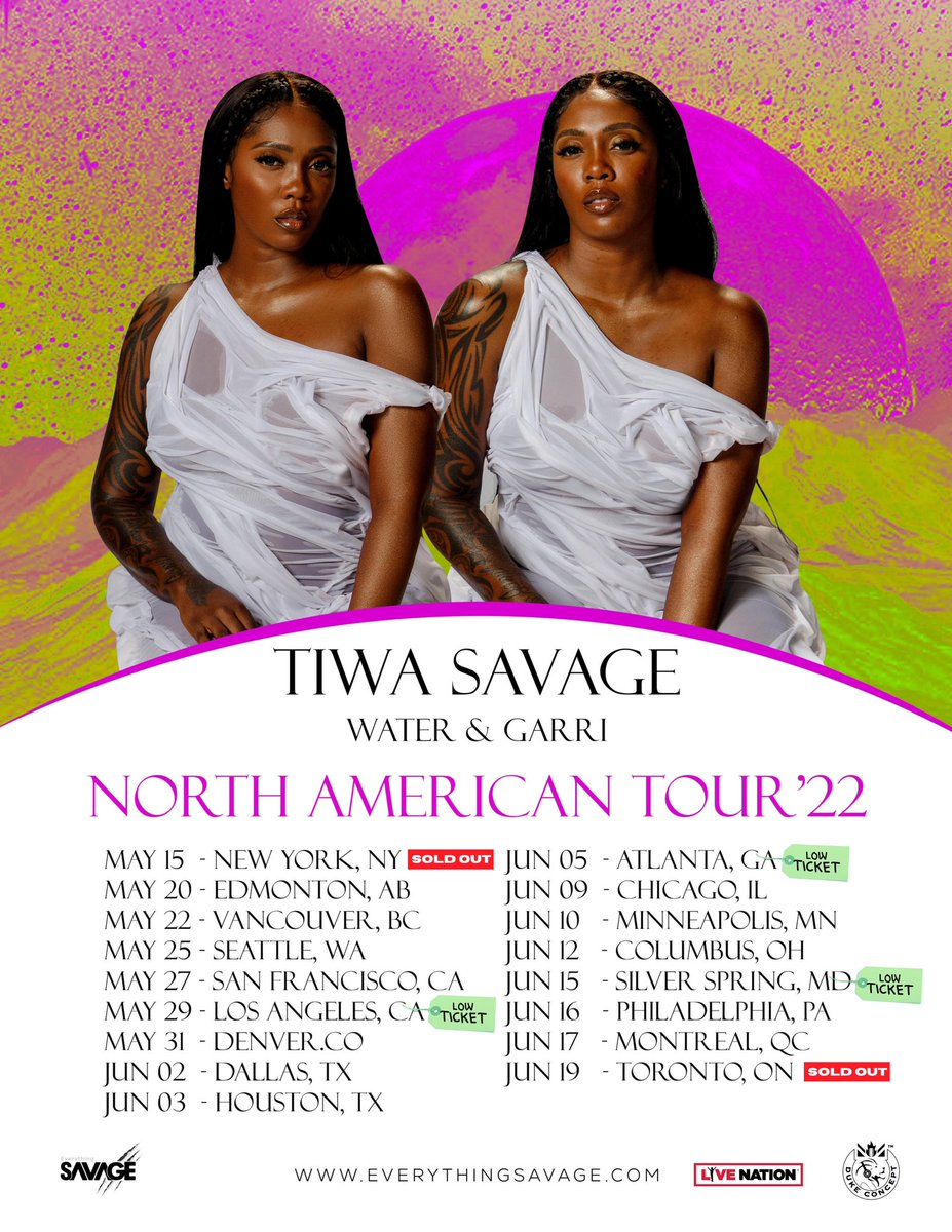 Tiwa Savage ⚔️ tweet media