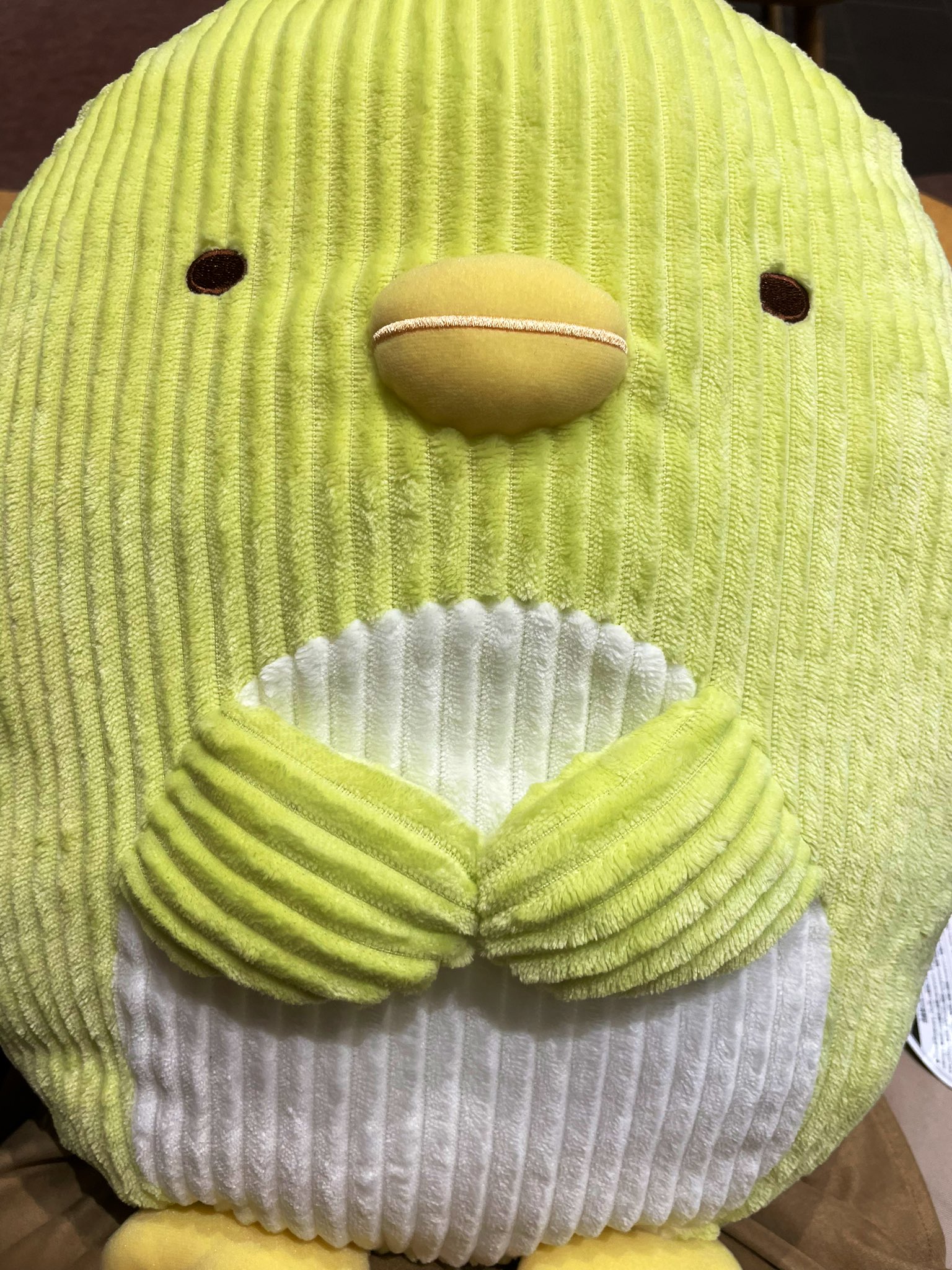 تويتر まるこ على تويتر とっくに起きてるよ これはufoキャッチャーで取ってもらったでかいぬいぐるみだよ T Co Dsuxcgjsl0
