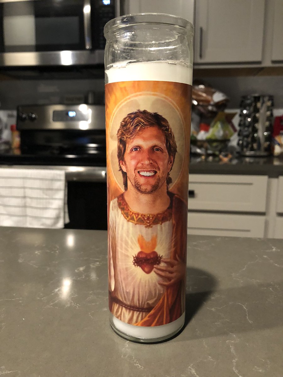 GOAT, we ask for a quick series win. We won’t ask for a sweep. But Mavs in 6 would be awesome. In one legged fadeaways we pray. Amen. #dALLasIN #MFFL