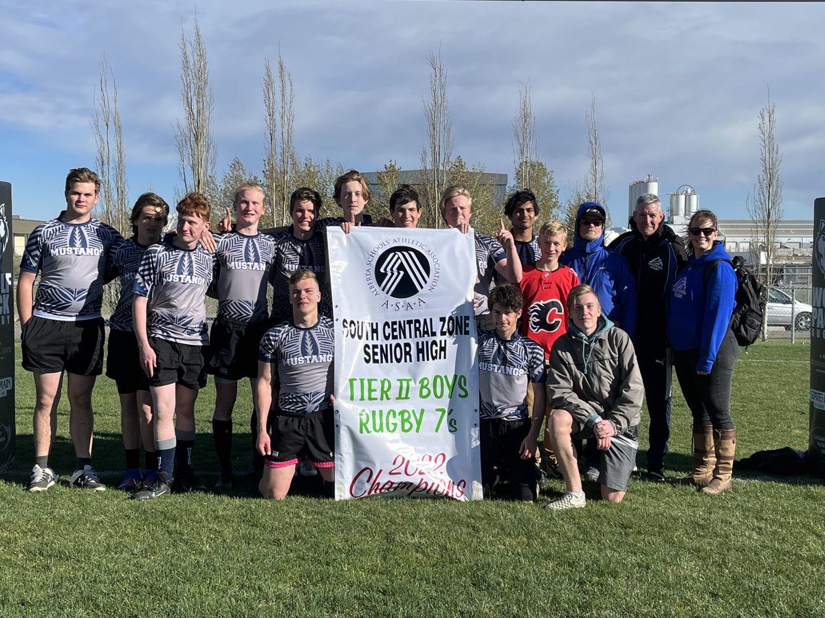 DaveRobertsVP's tweet photo. ⁦⁦⁦@highwoodhigh⁩ who dat? Zone champs. Boom there it is! Nice work Mustangs! https://t.co/tSx9RyWlTG