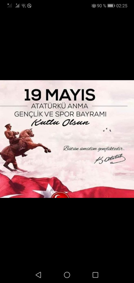 19 Mayıs Atatürkü❤️
Anma Gençlik Ve Spor Bayramımız Kutlu Olsun🇹🇷