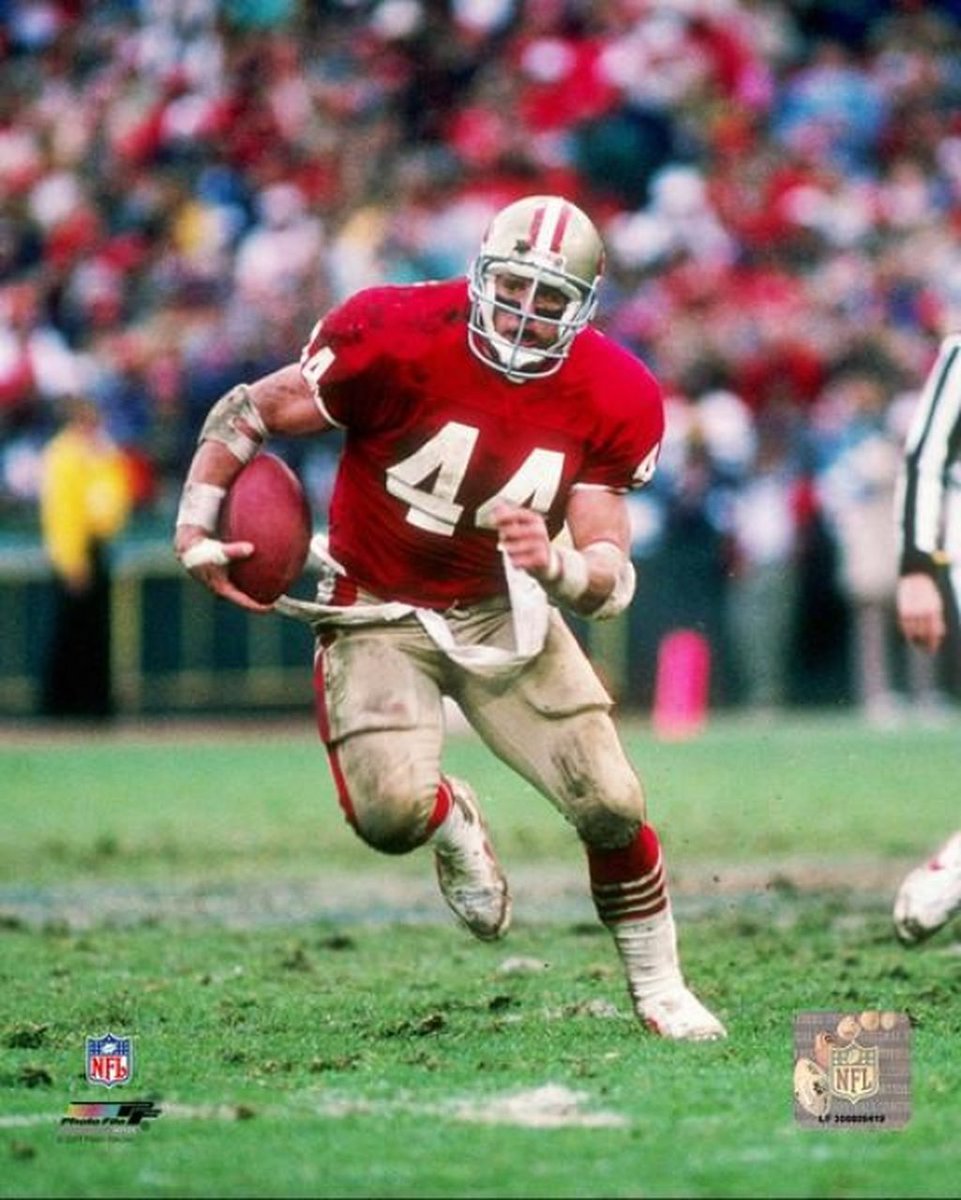 coachzerr's tweet photo. Handing out FB equipment today, had a fullback in our program ask what number he should wear this year:

“I’m not sure - what number do you like?”

Player: “I feel like fullbacks wear 40s. Maybe 44.”

#MakeFullBacksGreatAgain 

#Rathman #Alstott #Neal #Juice https://t.co/3rDEOuNeDt