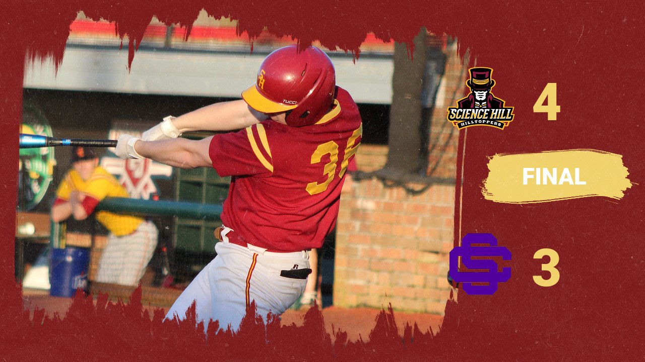 Science Hill Athletics on Twitter "Toppers with a big 7th inning