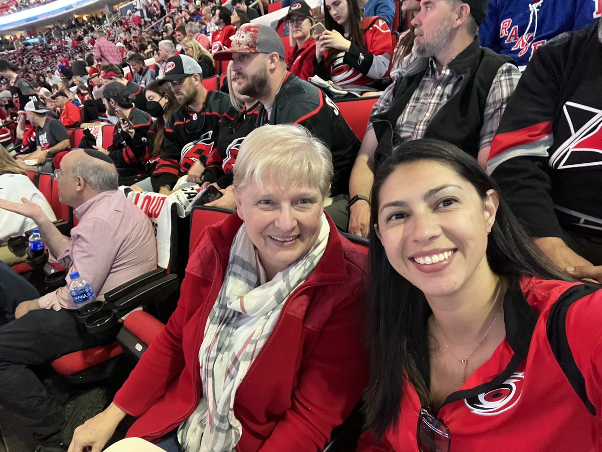 Playoffs! Game 1! With my puck buddy 💕 #smilecaniac #smilecaniacs
