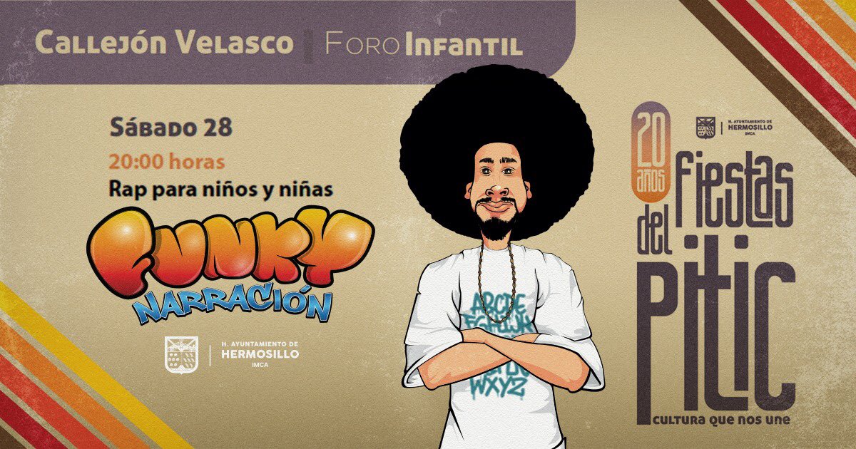 ¿Alguien dijo fiesta?
Nos vemos en Hermosillo Sonora para celebrar los 20 años del festival <a href="/lasfiestaspitic/">Fiestas del Pitic 2026</a>   y el 322 aniversario de su ciudad 
🎂🎉🎊🎶 

youtu.be/4ZaK3Ar6T4o