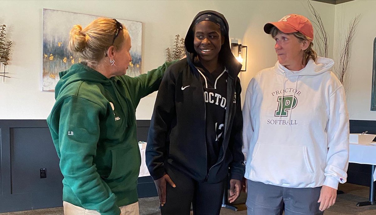 Proctor Academy Softball (@softballproctor) on Twitter photo The 2022 season wrapped up today with our game in Tilton and then team dinner. Congrats Co-Captain @katievlacich23 for being named Team MVP for her second straight year and <a href="/sierra_jea6/">sierra jean</a> for Coaches Award. Special thanks again to our seniors Co-Captain Bella Eaton and Ali Nye. The 2022 season wrapped up today with our game in Tilton and then team dinner. Congrats Co-Captain @katievlacich23 for being named Team MVP for her second straight year and <a href="/sierra_jea6/">sierra jean</a> for Coaches Award. Special thanks again to our seniors Co-Captain Bella Eaton and Ali Nye.
