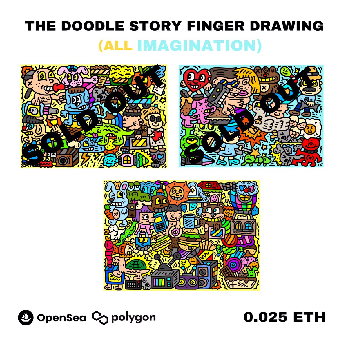 batchin1999's tweet photo. Only One Left Doodle!
The Doodle Story Finger Drawing Human &amp; Animal &amp; The Doodle Story Finger Drawing All Imagination
My Doodle Artwork Were Sketched By My Finger Every Single Pieces.Available on Polygon 0.025 WETH

https://t.co/NQuY9rf7hd

#NFTCollector #Polygon #Doodle https://t.co/Fa4RWKlRGC