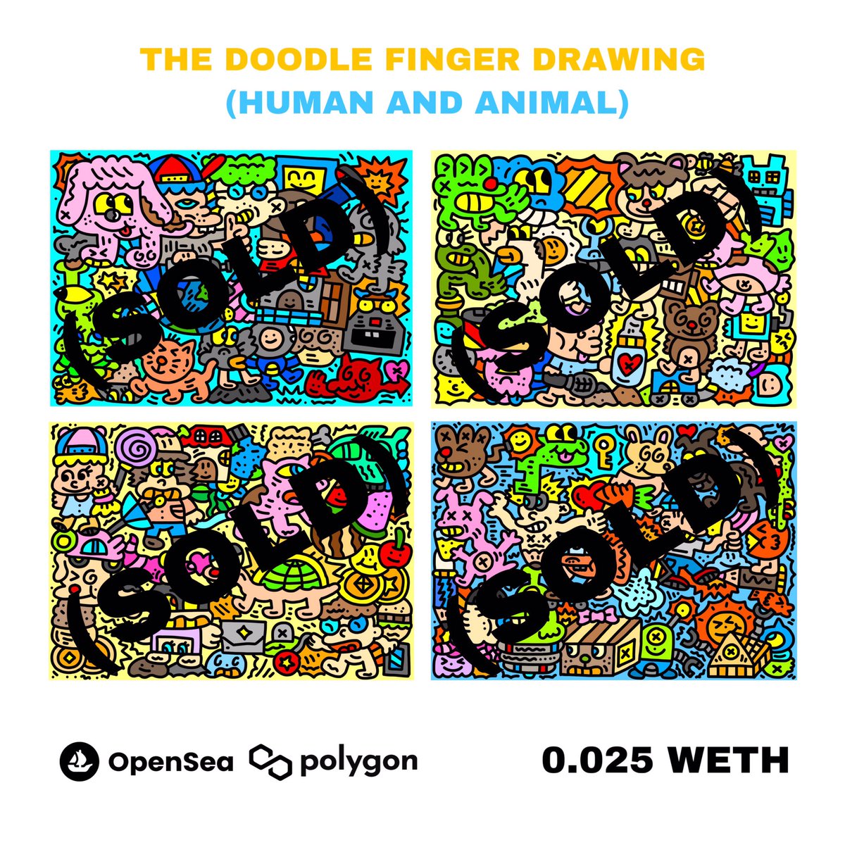 batchin1999's tweet photo. Only One Left Doodle!
The Doodle Story Finger Drawing Human &amp; Animal &amp; The Doodle Story Finger Drawing All Imagination
My Doodle Artwork Were Sketched By My Finger Every Single Pieces.Available on Polygon 0.025 WETH

https://t.co/NQuY9rf7hd

#NFTCollector #Polygon #Doodle https://t.co/Fa4RWKlRGC
